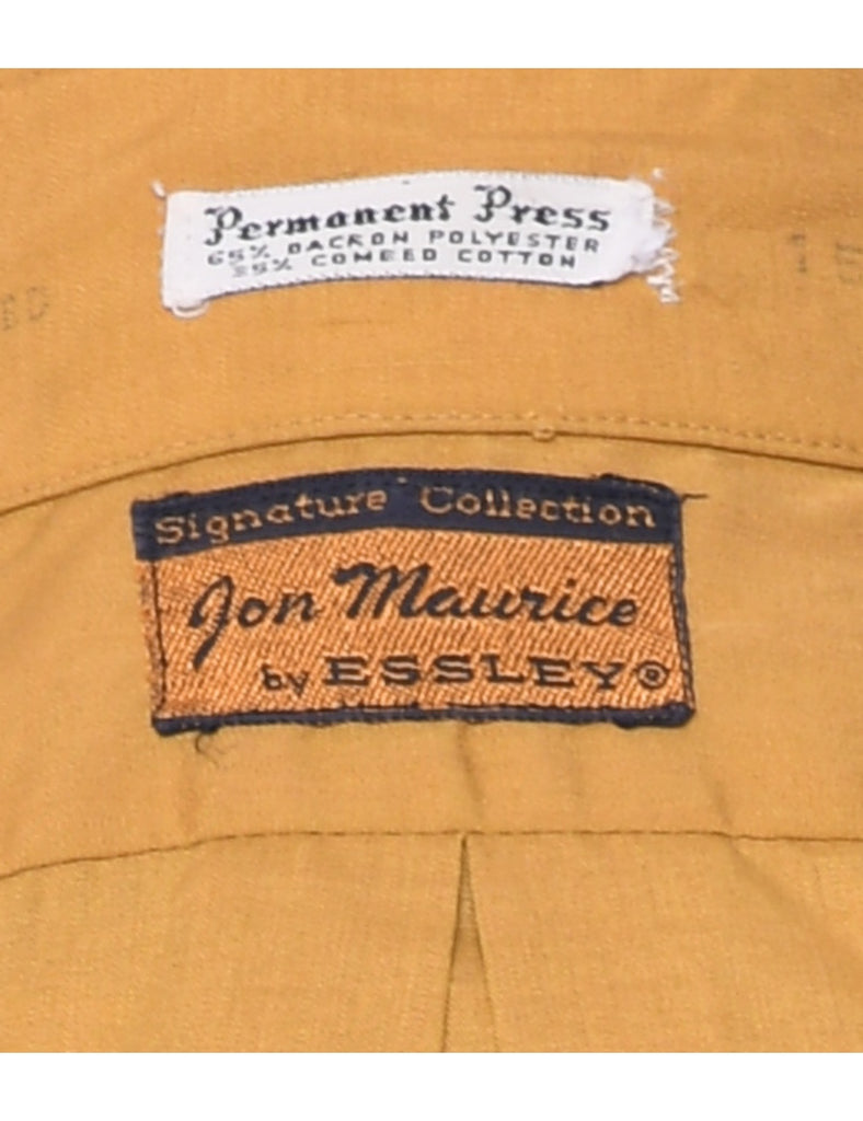 1970s Classic Mustard Shirt - M