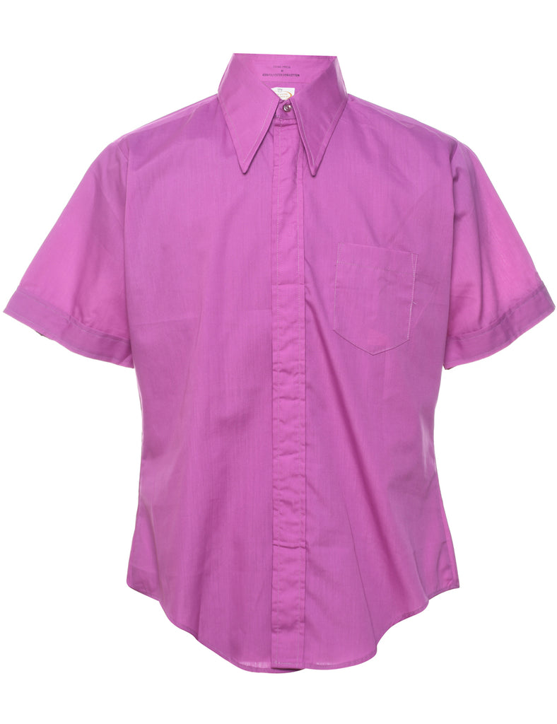 1970s Magenta Shirt - M