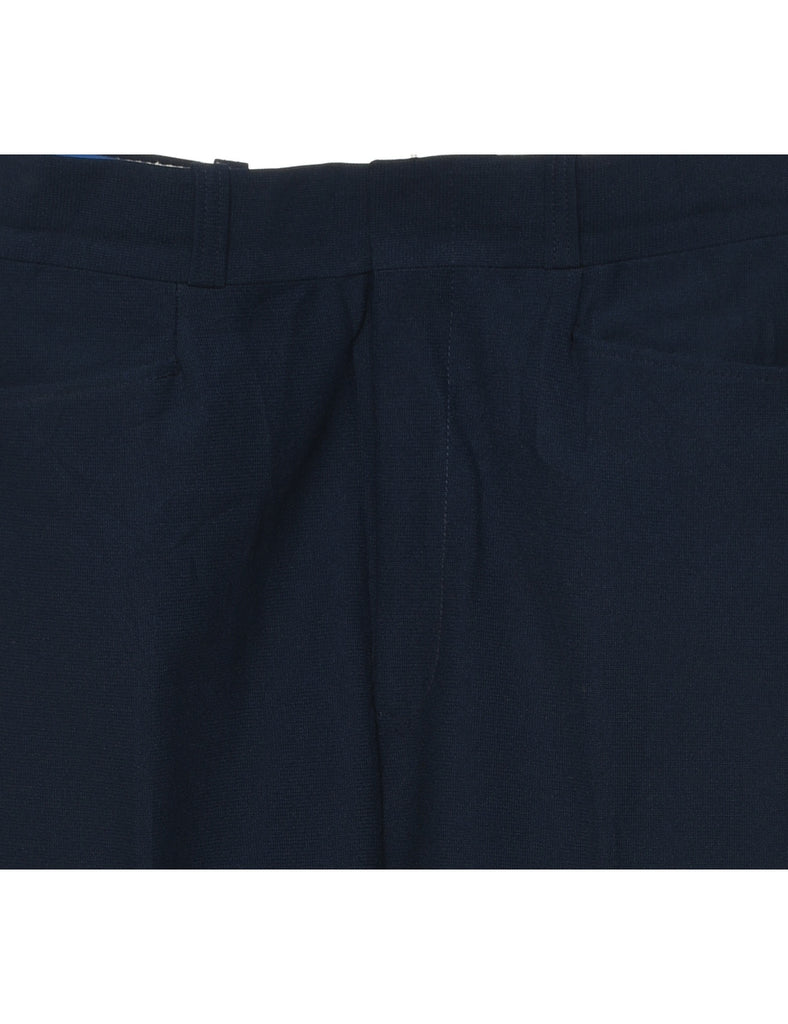 1970s Navy Suit Trousers - W32 L29
