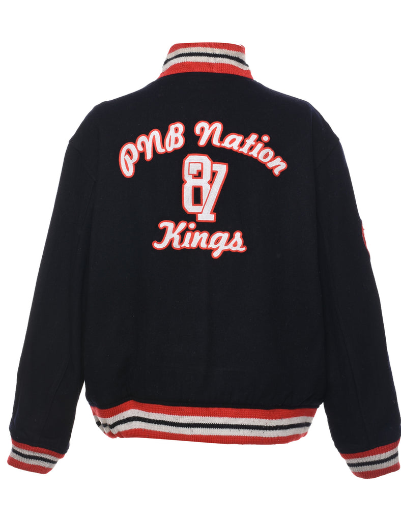 1980s Black Team Jacket - XL