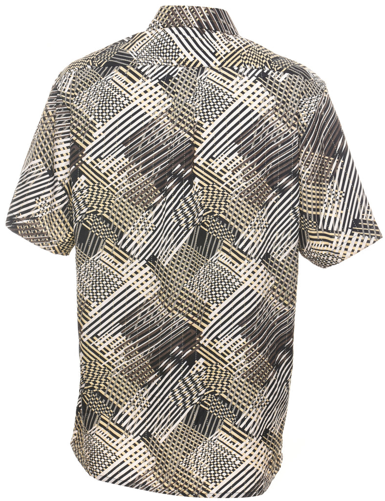 1990s Abstract Print Multi-Colour Shirt - L