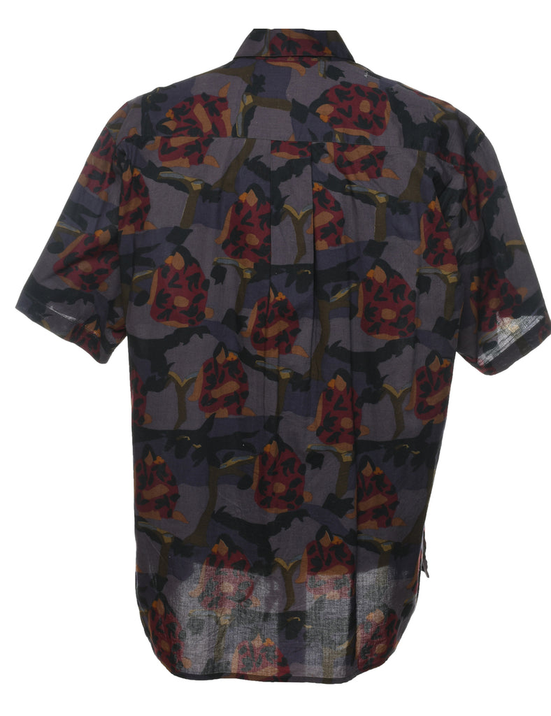 1990s Abstract Print Shirt - L