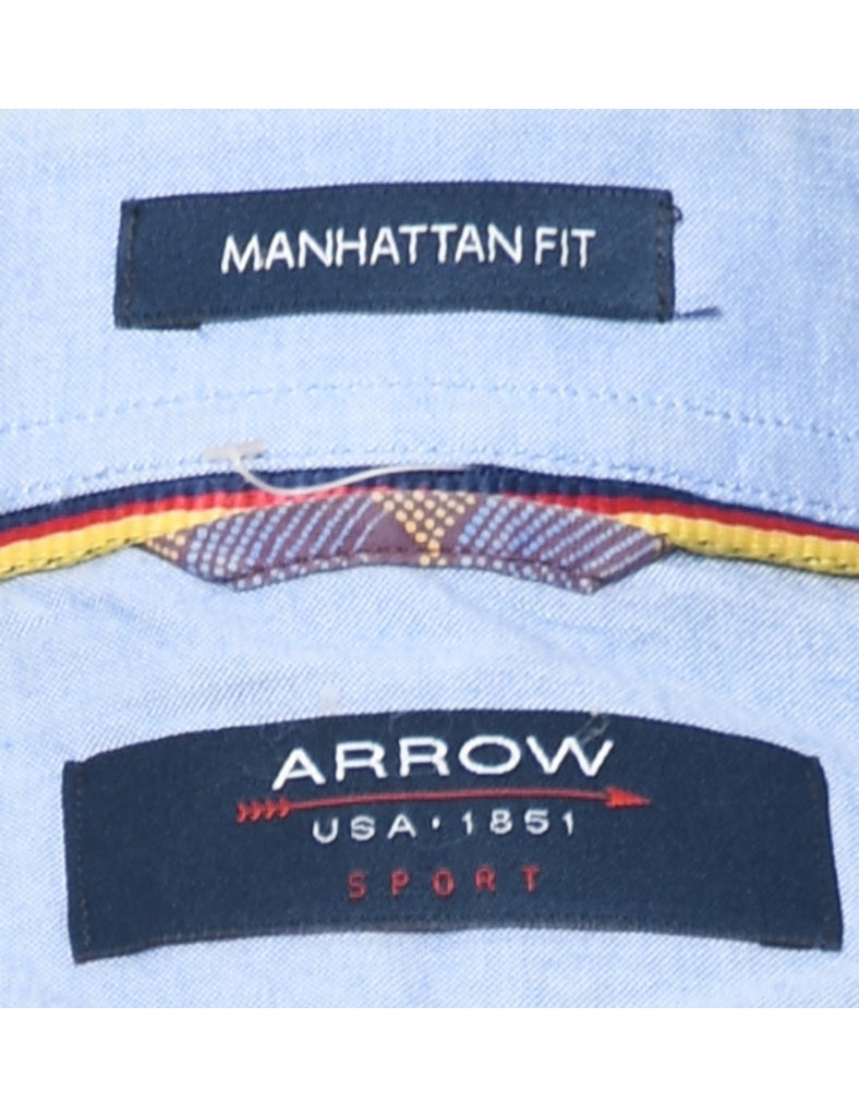 1990s Arrow Checked Shirt - M