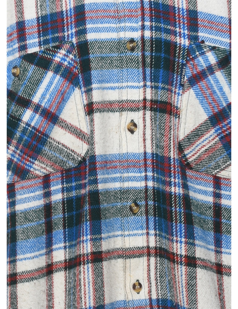 1990s Checked Plaid Shirt - L