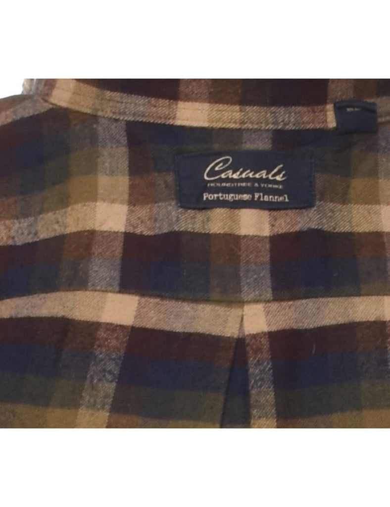 1990s Flannel Shirt - L