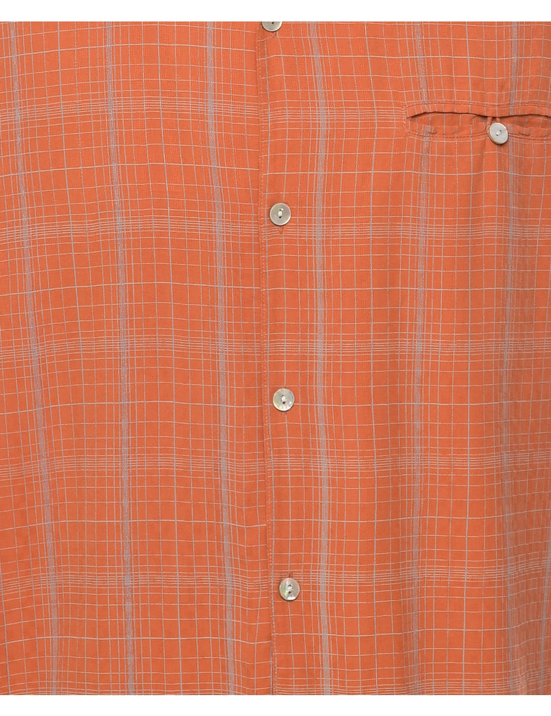 1990s Johnston & Murphy Checked Shirt - L