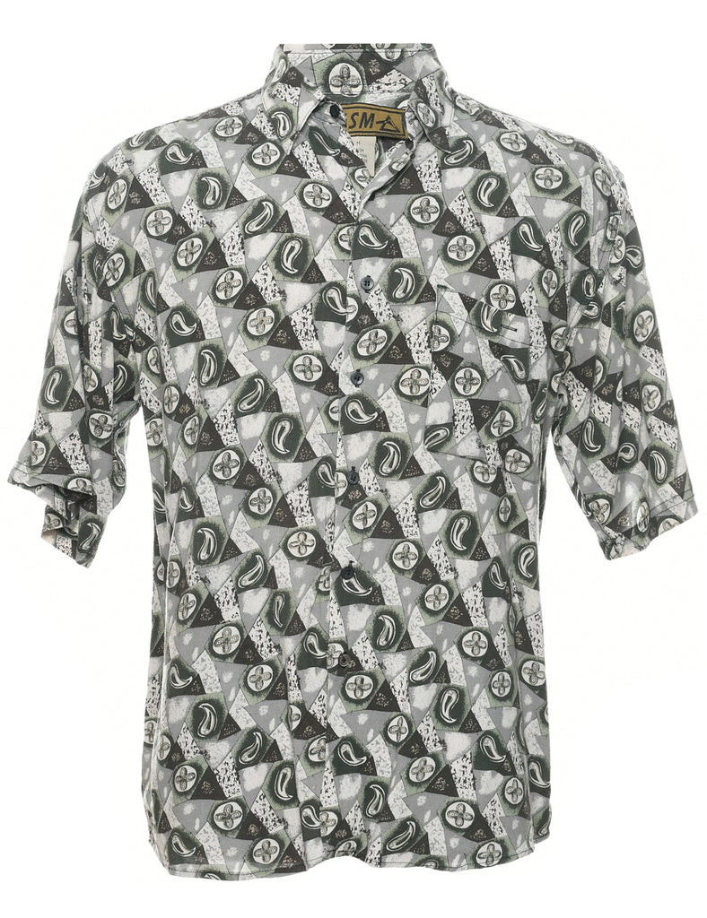 1990s Short Sleeve Shirt - M