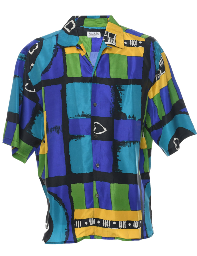 1990s Silk Neiman Marcus Shirt - L