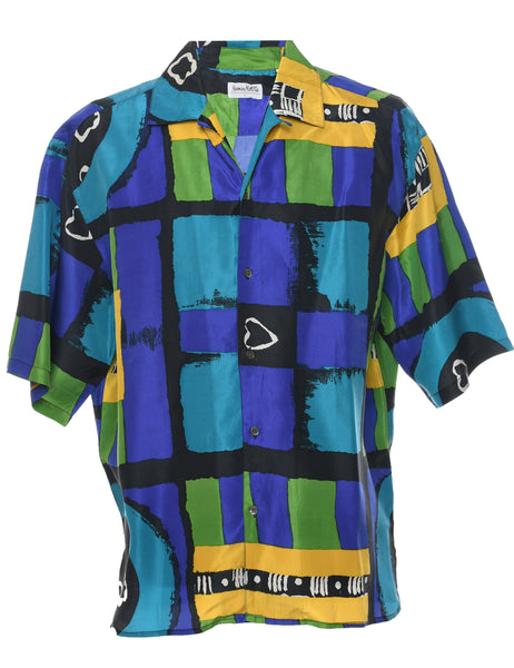 Men's Neiman Marcus 1990s Silk Neiman Marcus Shirt Multi-coloured, L |  Beyond Retro