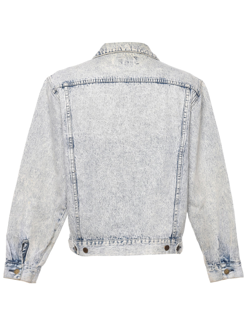 Acid Wash Denim Jacket - M