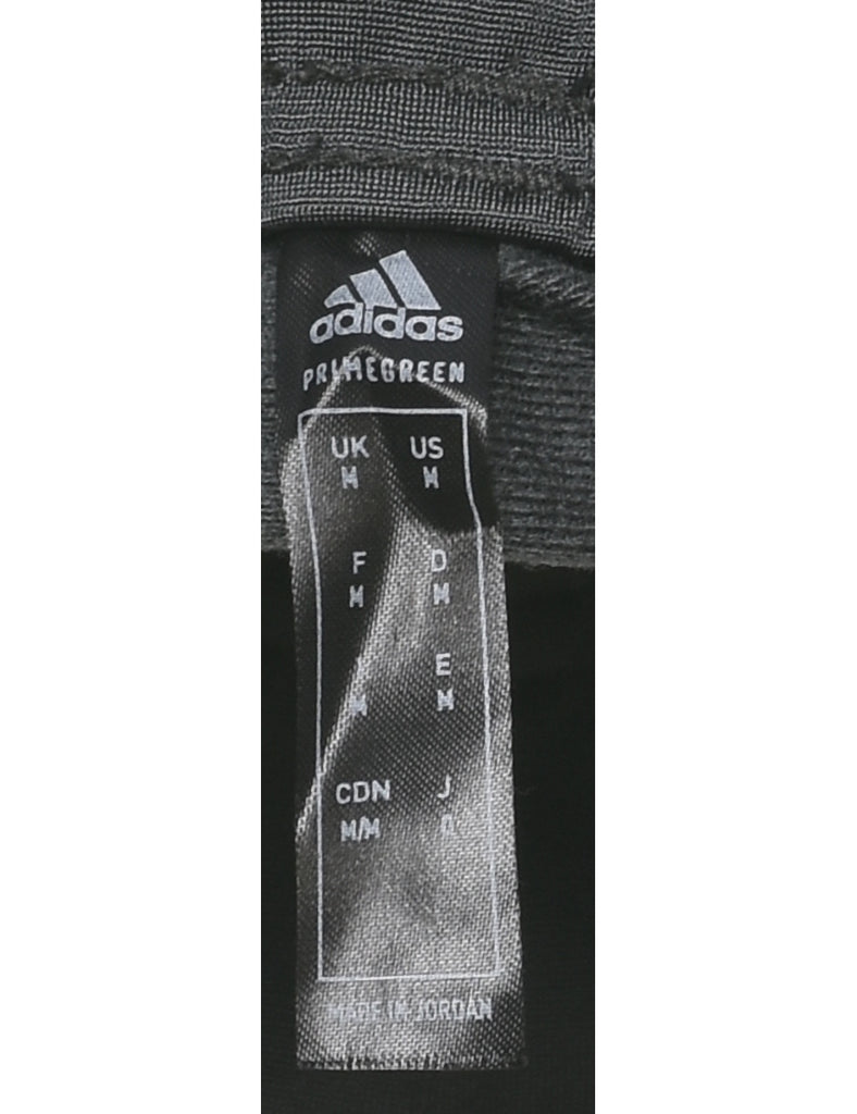 Adidas Black & Grey Track Pants - W34 L32