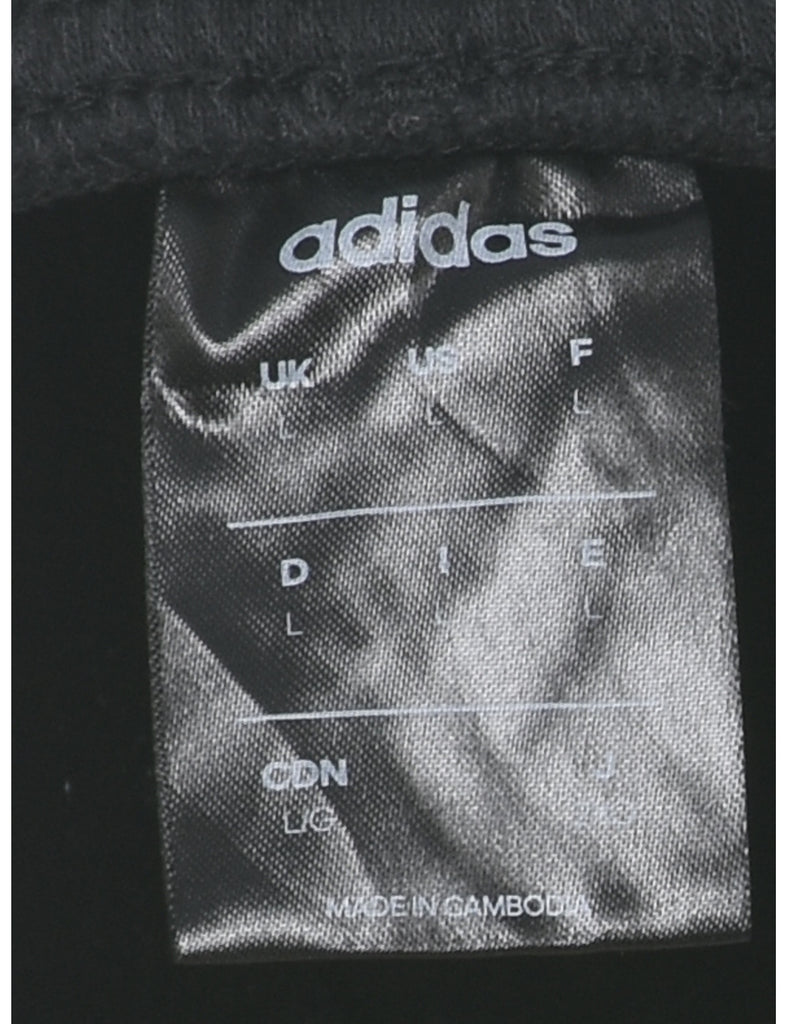 Adidas Black & White Jogging Bottoms - W36 L29