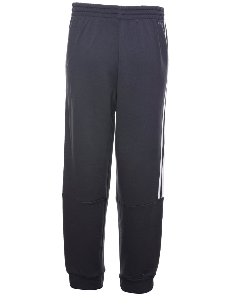 Adidas Navy & White Jogging Bottoms - W32 L27