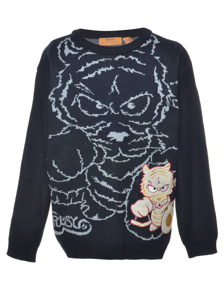 Animal Design Jumper - L