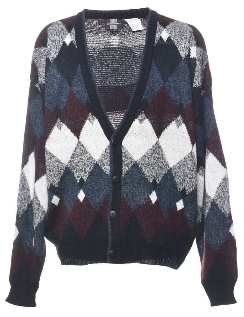 Argyle Cardigan - L