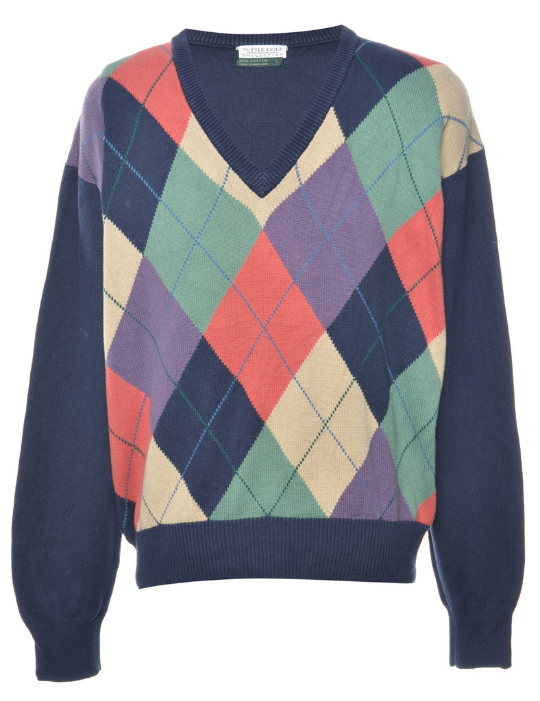 Argyle Jumper - L