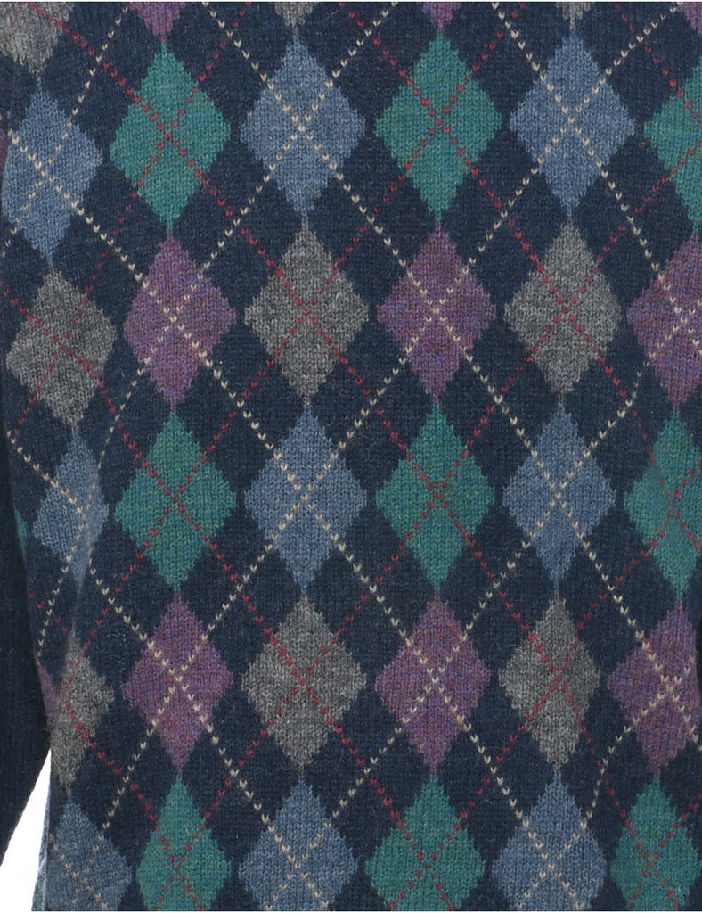 Argyle Jumper - L