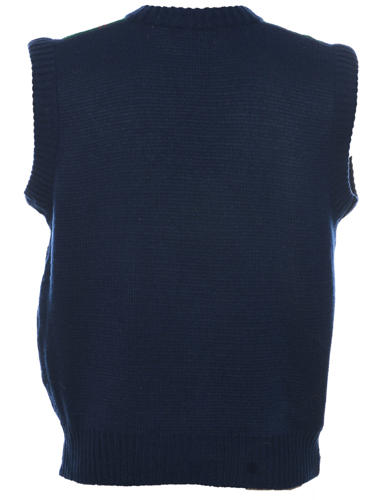 Argyle Sweater Vest - L