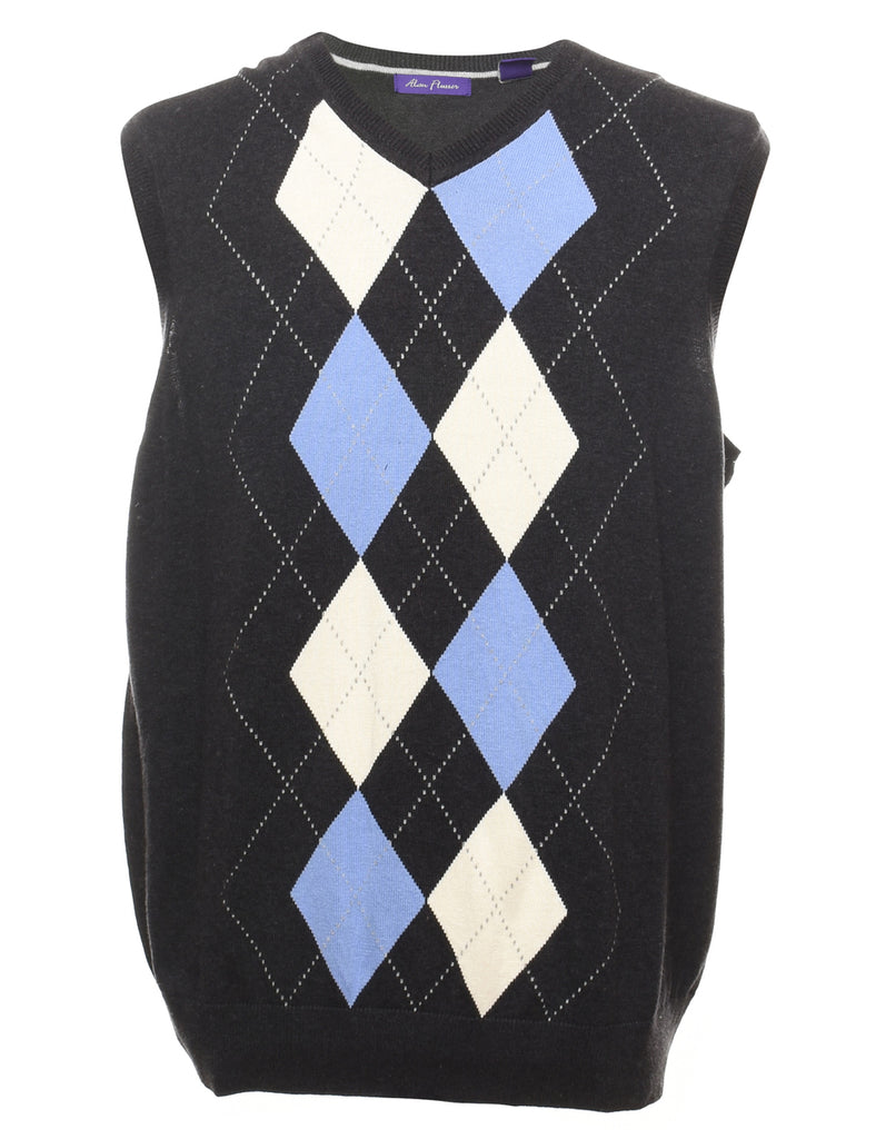 Argyle Vest - L