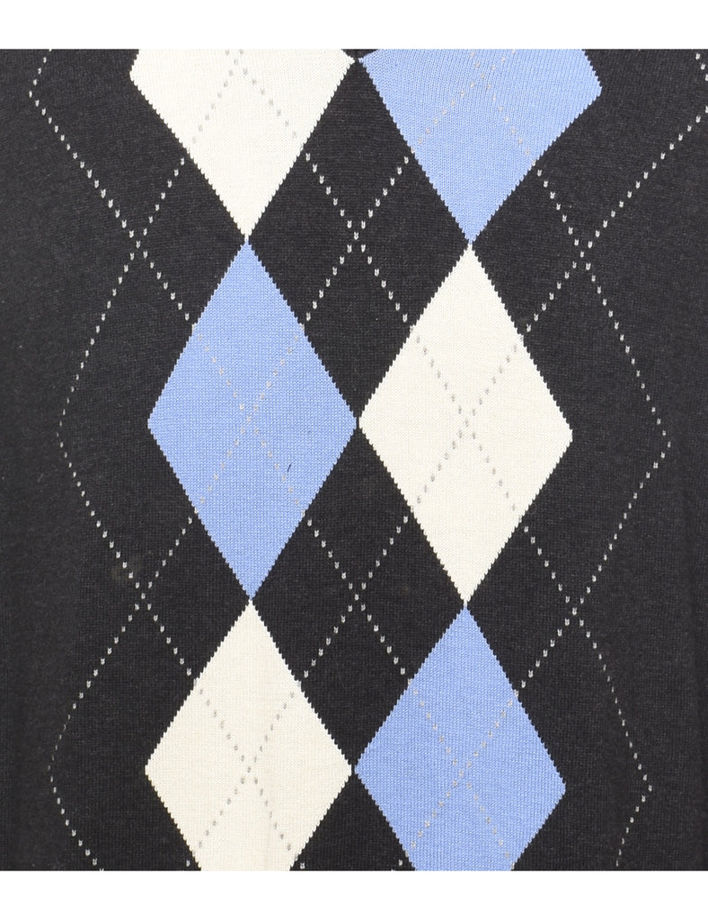 Argyle Vest - L