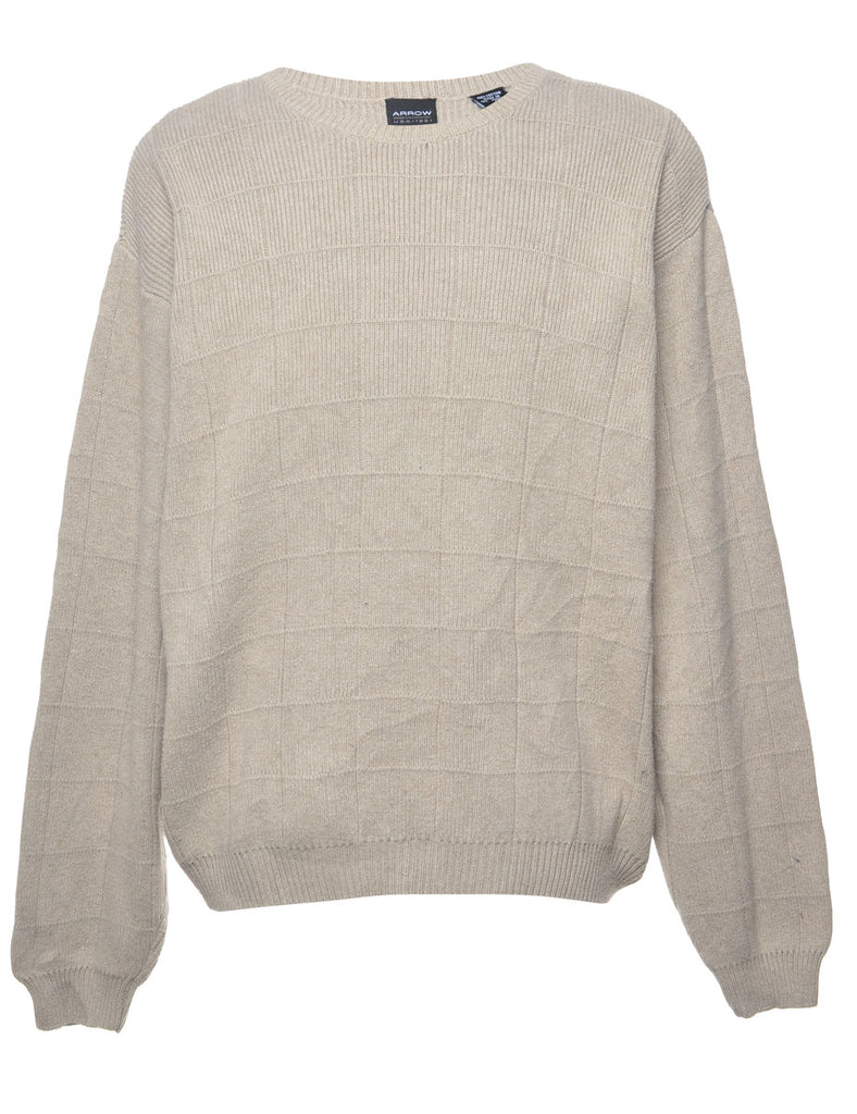 Arrow Beige Jumper - L