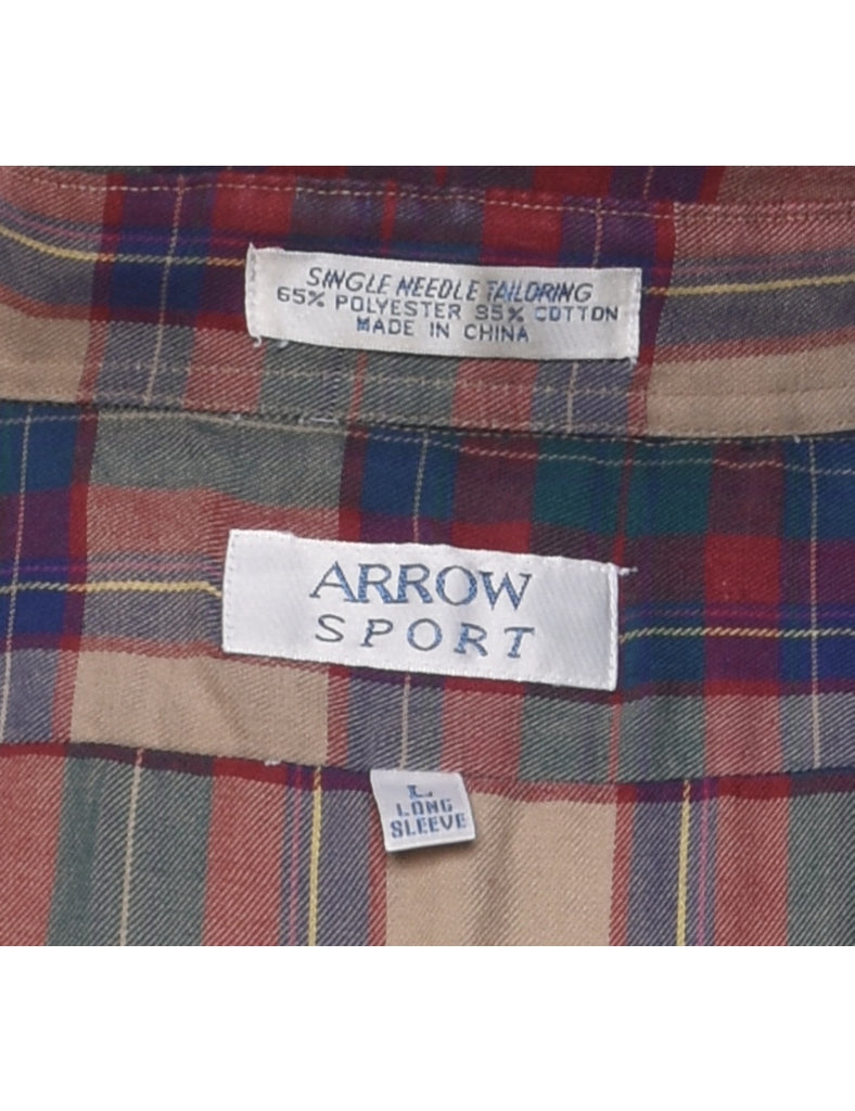 Arrow Checked Shirt - L