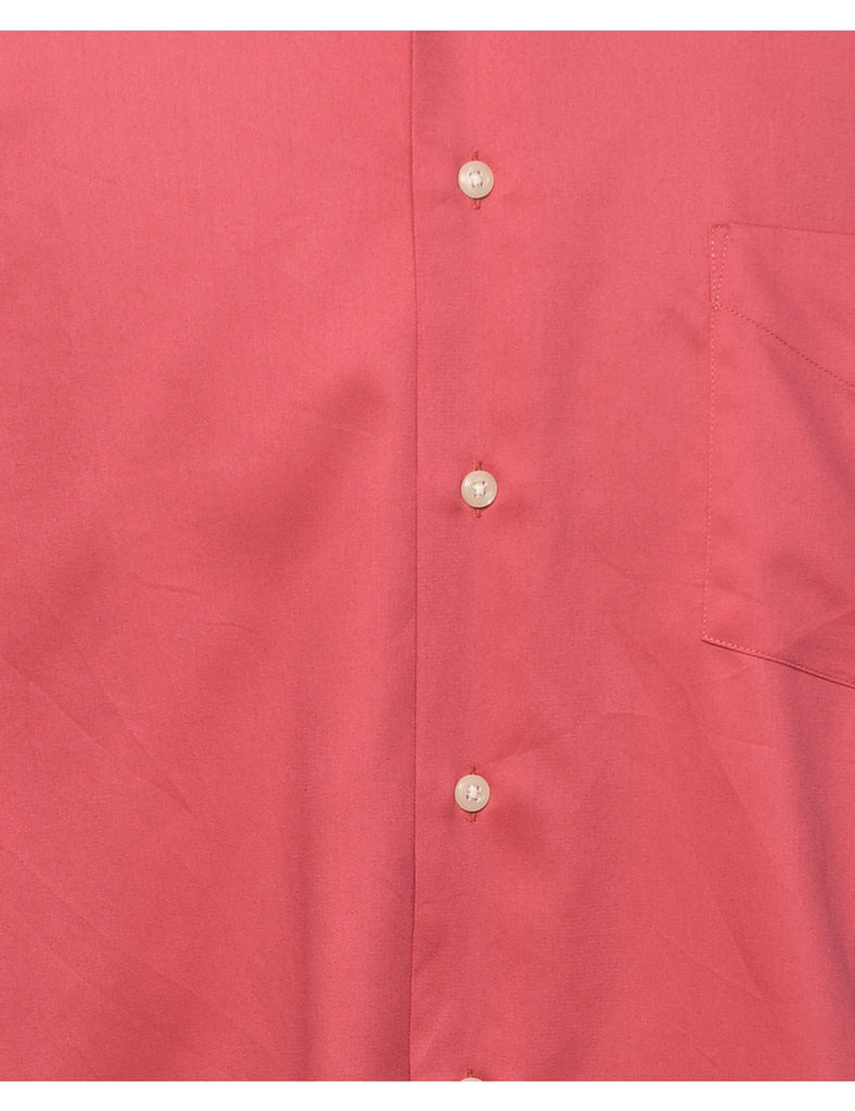 Arrow Salmon Pink Shirt - L