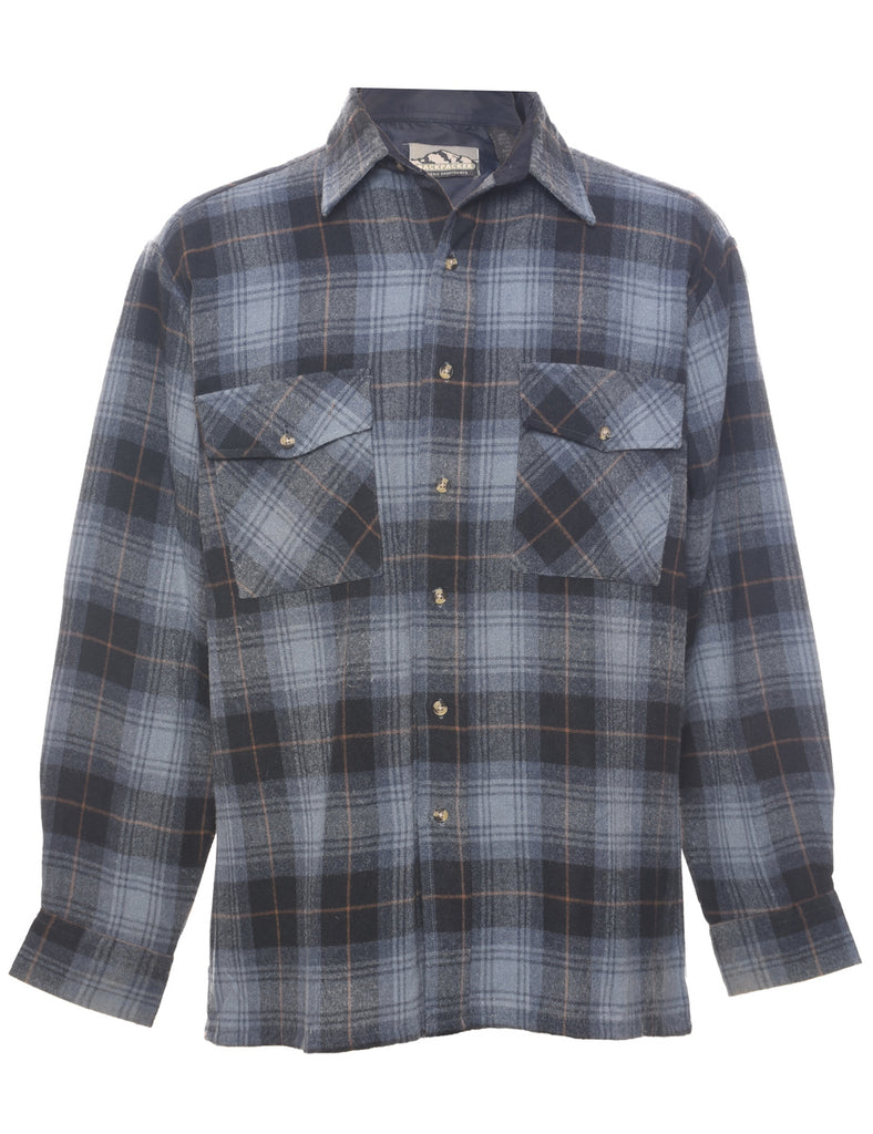 Back Packer Checked Shirt - M