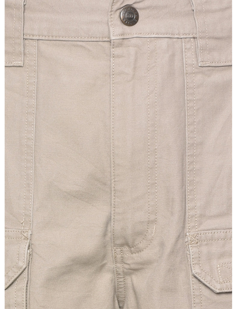 Beige Cargo Shorts - W34 L6