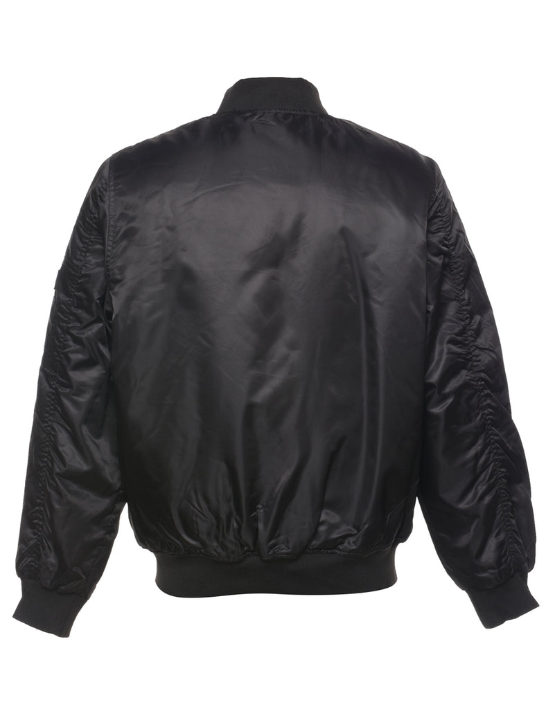 Black Bomber Jacket - M