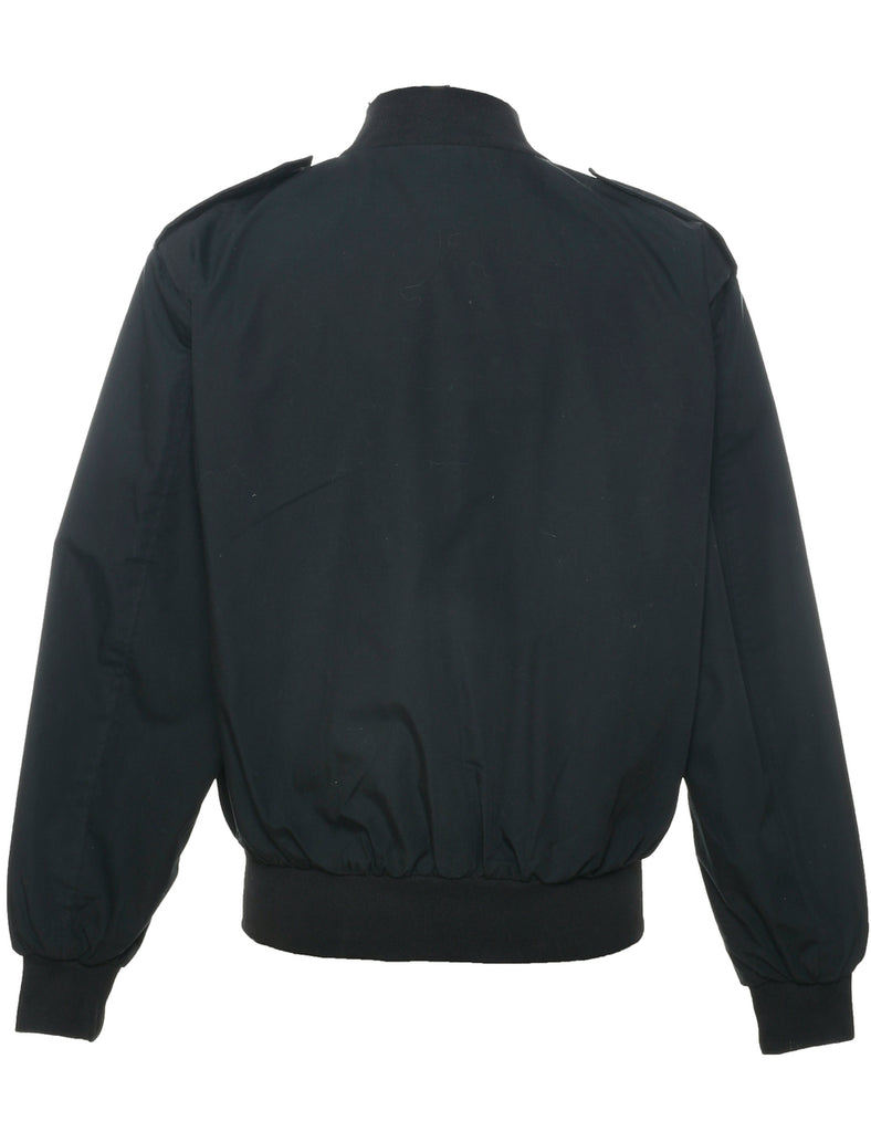 Black Bomber Jacket - L