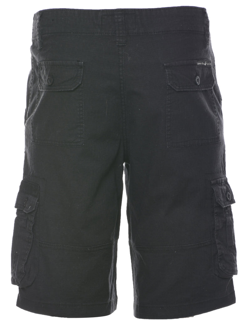 Black Cargo Shorts - W30 L11