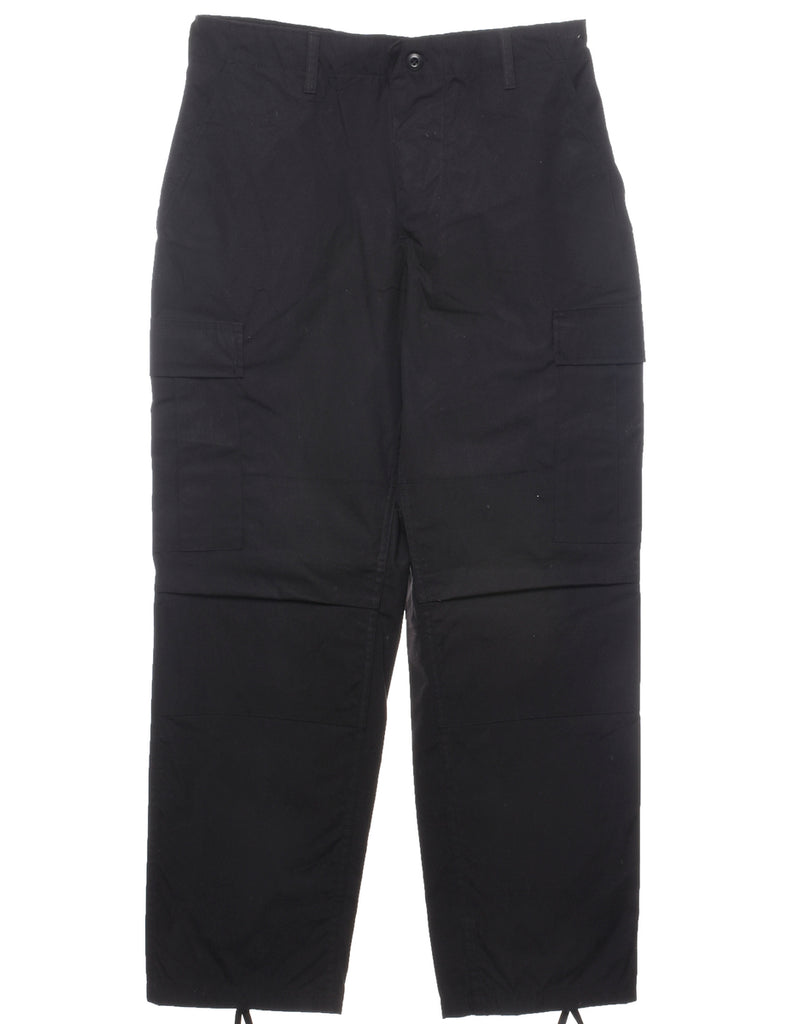 Black Combat Cargo Trousers - W33 L32