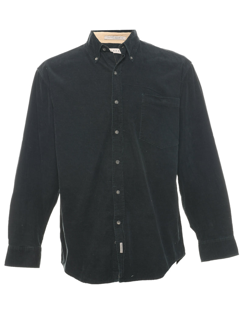 Black Corduroy Shirt - S