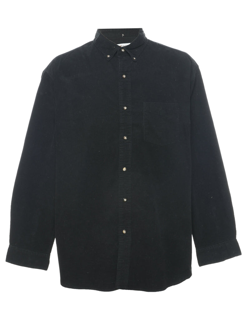 Black Corduroy Shirt - XL