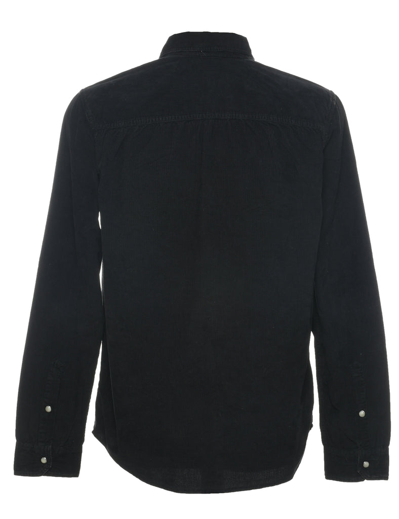 Black Corduroy Shirt - S