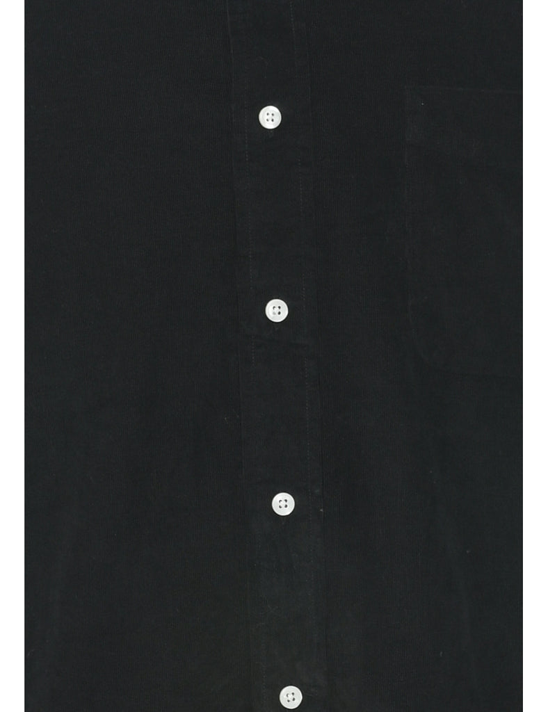 Black Corduroy Shirt - L