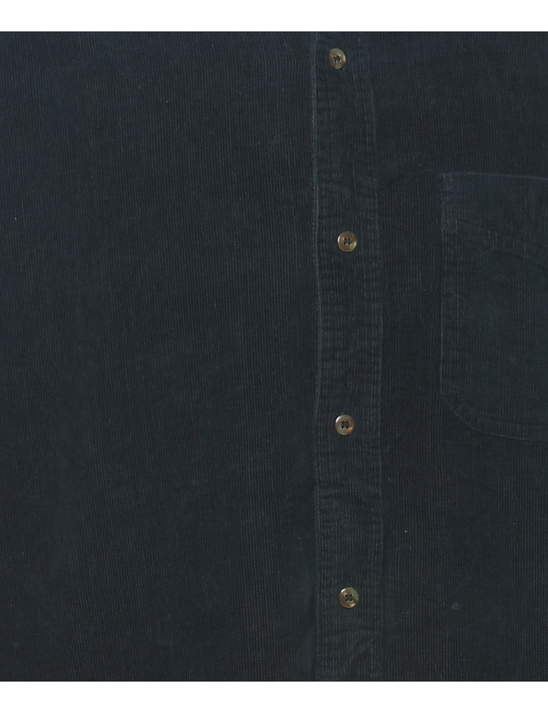 Black Corduroy Shirt - XL