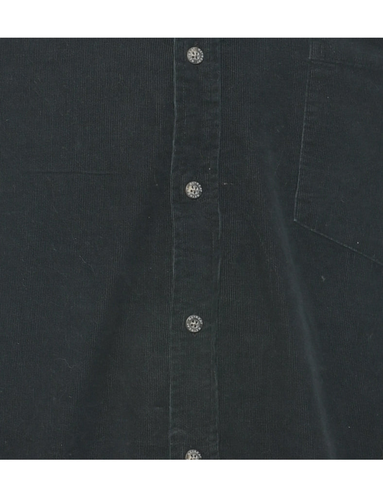 Black Corduroy Shirt - S