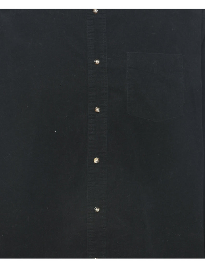 Black Corduroy Shirt - XL