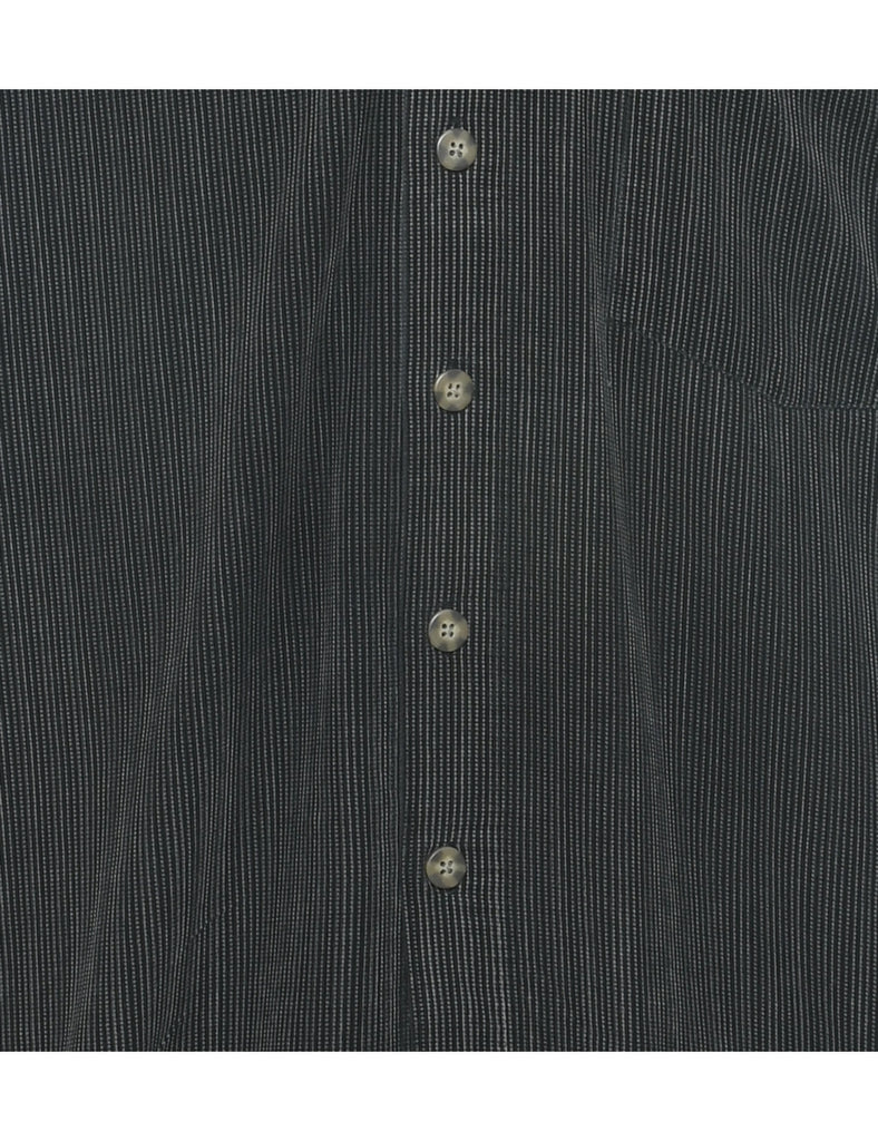 Black Corduroy Shirt - L