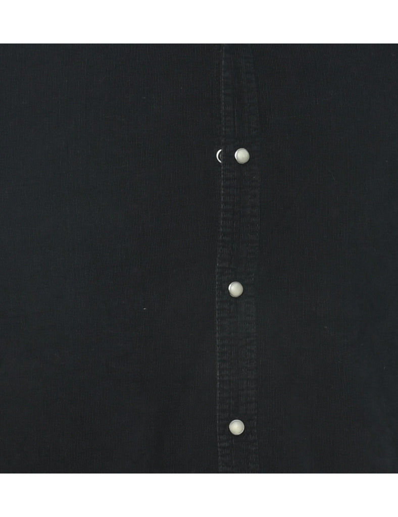 Black Corduroy Shirt - S