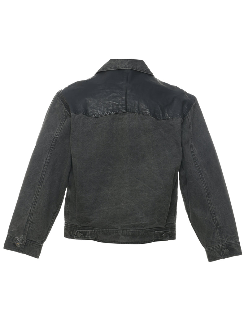 Black Denim Jacket - S