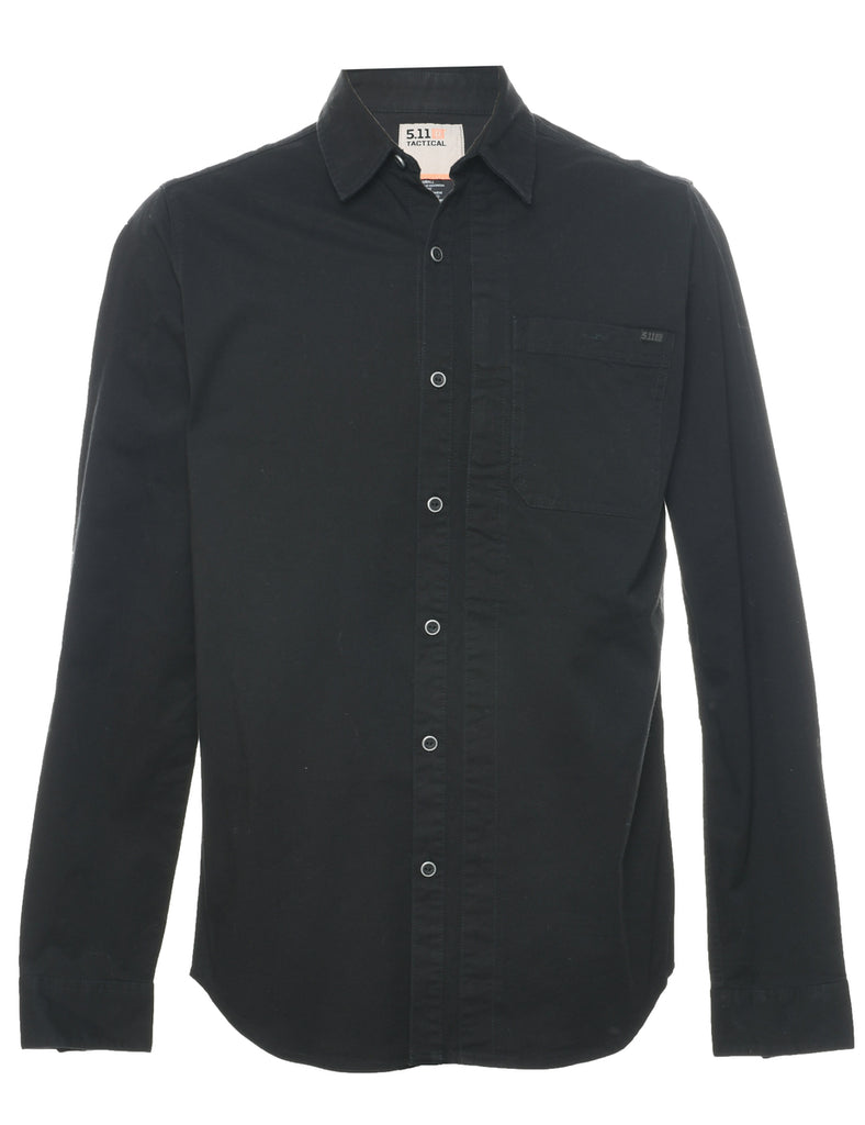 Black Denim Shirt - S