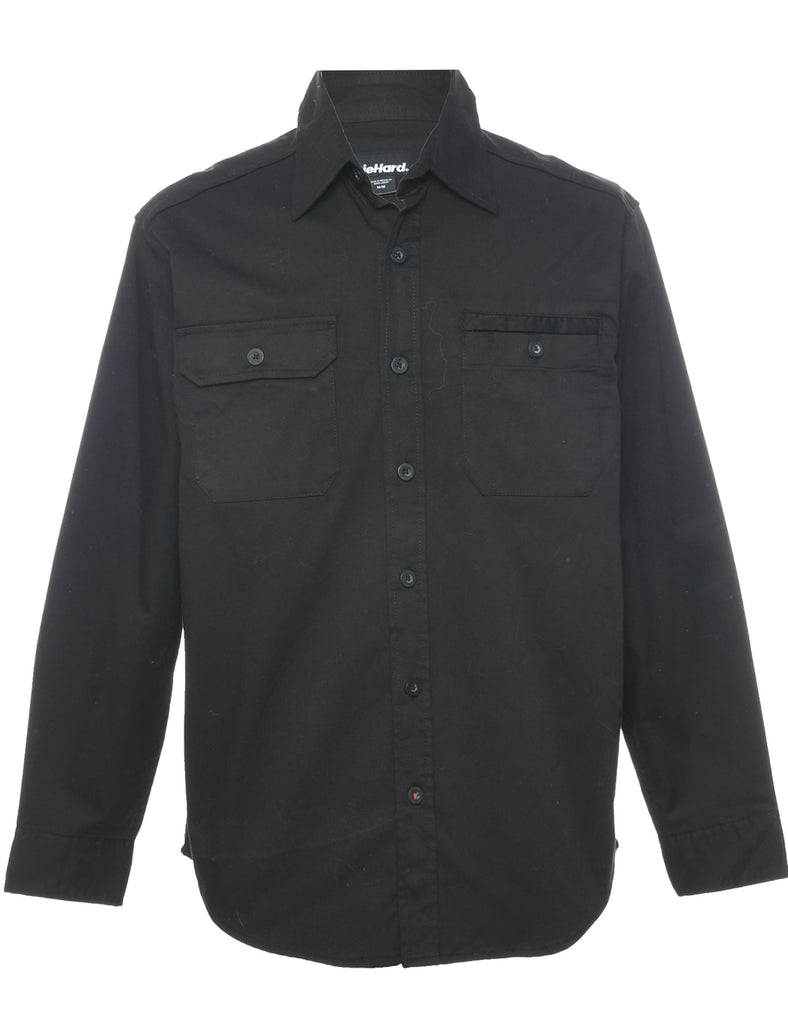 Black Denim Shirt - M