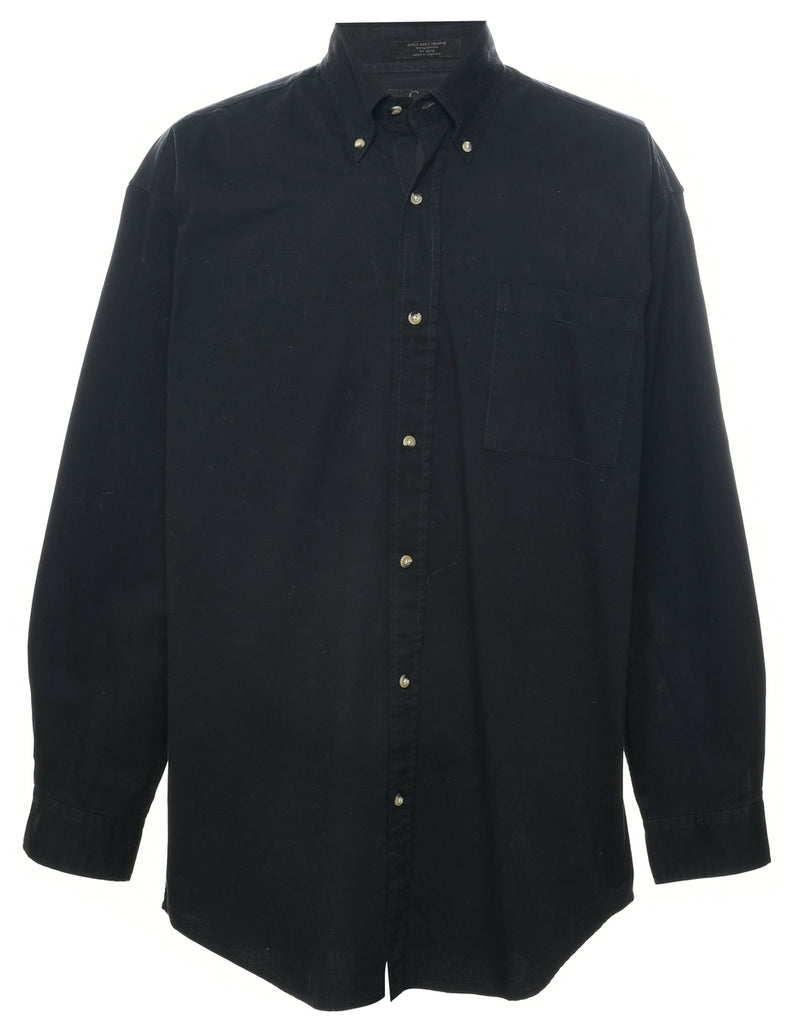 Black Denim Shirt - L