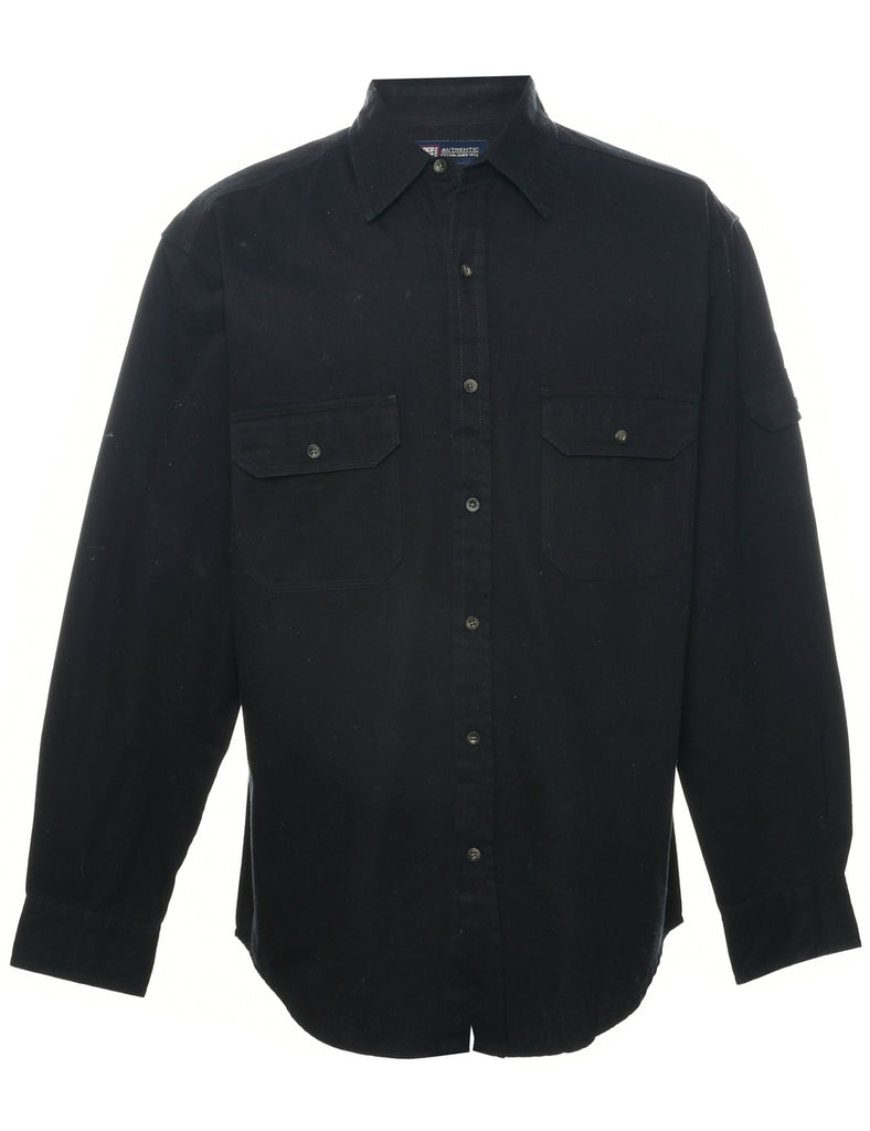 Black Denim Shirt - M