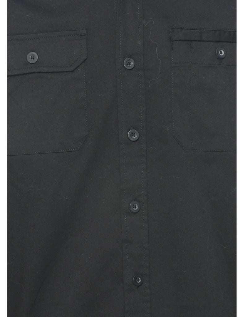 Black Denim Shirt - M