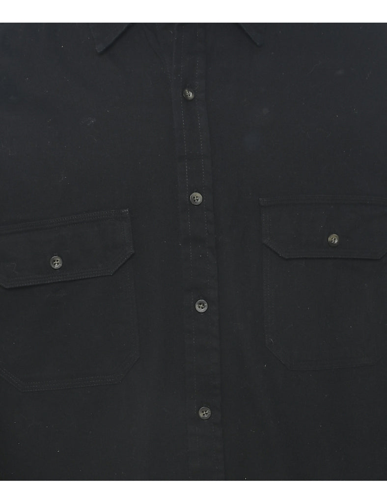 Black Denim Shirt - M