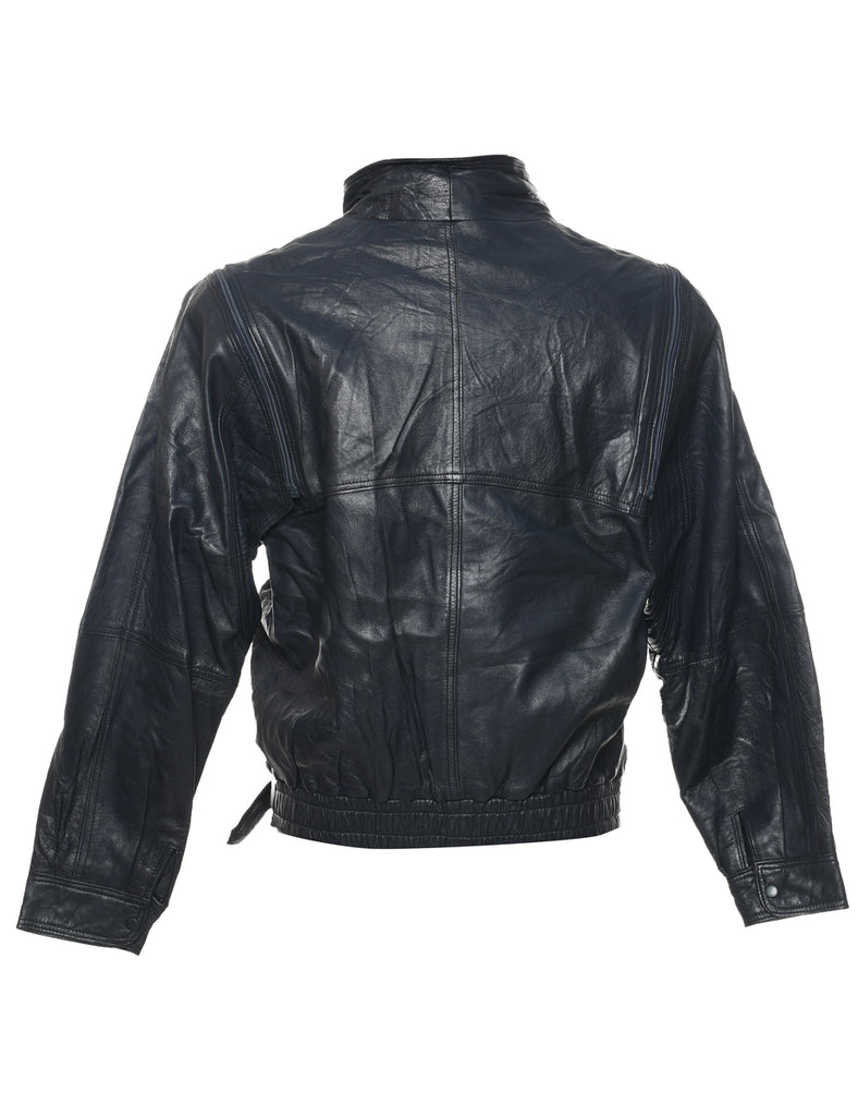 Black Leather Jacket - M